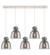 Downtown Urban One Light Linear Pendant in Polished Nickel (405|1254101PSPNG4128SM)