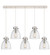 Downtown Urban Eight Light Linear Pendant in Polished Nickel (405|1254101PSPNG4128SDY)