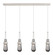Downtown Urban LED Linear Pendant in Polished Nickel (405|1244521PPNG4524SM)