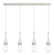 Downtown Urban Four Light Linear Pendant in Polished Nickel (405|1244521PPNG4524CL)