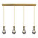 Downtown Urban LED Linear Pendant in Brushed Brass (405|1244511PBBG4515SM)