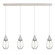 Downtown Urban LED Linear Pendant in Polished Nickel (405|1244501PPNG4506CL)