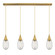 Downtown Urban LED Linear Pendant in Brushed Brass (405|1244501PBBG4506SCL)