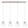 Downtown Urban Four Light Linear Pendant in Brushed Satin Nickel (405|1244101PSSNG4108CL)