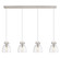 Downtown Urban Four Light Linear Pendant in Polished Nickel (405|1244101PSPNG4128CL)