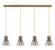Downtown Urban Four Light Linear Pendant in Brushed Brass (405|1244101PSBBG4118SM)