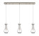 Downtown Urban Three Light Linear Pendant in Brushed Satin Nickel (405|1234511PSNG4515CL)