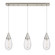 Downtown Urban Three Light Linear Pendant in Brushed Satin Nickel (405|1234501PSNG4506SCL)