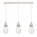 Downtown Urban Three Light Linear Pendant in Polished Nickel (405|1234501PPNG4506SCL)