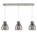 Downtown Urban Three Light Linear Pendant in Brushed Satin Nickel (405|1234101PSSNG4128SM)