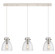 Downtown Urban Three Light Linear Pendant in Polished Nickel (405|1234101PSPNG4128SDY)