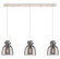 Downtown Urban Three Light Linear Pendant in Polished Nickel (405|1234101PSPNG4128SM)