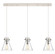 Downtown Urban Three Light Linear Pendant in Polished Nickel (405|1234101PSPNG4118SDY)