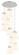 Downtown Urban Nine Light Pendant in Polished Nickel (405|1194101PSPNG4128WH)