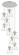 Downtown Urban Nine Light Pendant in Polished Nickel (405|1194101PSPNG4118SDY)