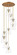 Downtown Urban Nine Light Pendant in Brushed Brass (405|1194101PSBBG4128CL)