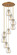Newton LED Pendant in Brushed Brass (405|1194101PSBBG4108SDY)