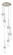 Downtown Urban Six Light Pendant in Brushed Satin Nickel (405|1164521PSNG4524CL)