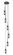 Downtown Urban Six Light Pendant in Matte Black (405|1164521PBKG4524SM)