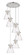 Downtown Urban Six Light Pendant in Polished Nickel (405|1164101PSPNG4118CL)
