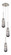Downtown Urban Three Light Pendant in Brushed Satin Nickel (405|1134521PSNG4524SM)