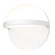 Mezza Vetro LED Wall Sconce in Textured White (69|747398WL)