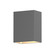 Box LED Wall Sconce in Textured Gray (69|734074WL)