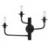 Atelier Three Light Wall Sconce in Satin Black (69|454025)