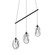 Liquid LED Pendant in Satin Black (69|297325C)