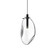 Liquid LED Pendant in Satin Black (69|297025C)