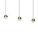 Grapes LED Pendant in Brass Finish (69|292014SML)