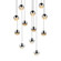 Grapes LED Pendant in Polished Chrome (69|291701SML)