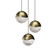 Grapes LED Pendant in Brass Finish (69|291414LRG)