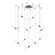 Ballet LED Pendant in Satin Black (69|289525)
