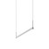 Thin-Line LED Pendant in Satin White (69|2818033)
