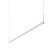 Thin-Line LED Pendant in Satin White (69|281603635)