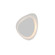 Abstract Panels LED Wall Sconce in Textured White (69|269098)
