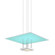 Chromaglo Spectrum LED Pendant in Satin White (69|260203)