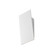 Angled Plane LED Wall Sconce in Textured White (69|236598)