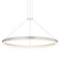 Corona LED Pendant in Bright Satin Aluminum (69|23171635)