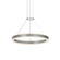 Double Corona LED Pendant in Bright Satin Aluminum (69|230316)
