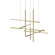 Labyrinth LED Pendant in Brass Finish (69|210214)