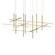 Labyrinth LED Pendant in Brass Finish (69|209914)
