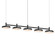 Systema Staccato LED Linear Pendant in Satin Black (69|178525PAN)