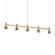 Systema Staccato LED Linear Pendant in Brass Finish (69|178514CYL)