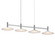 Systema Staccato LED Linear Pendant in Bright Satin Aluminum (69|178416CON)