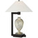 Phial LED Table Lamp in Etruscan Glass and Warm Iron and Dark Walnut (268|RB3090EGWIL)