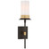 Beza LED Wall Sconce in Warm Iron and Antique Brass (268|RB2010WIABWG)