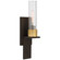 Beza LED Wall Sconce in Warm Iron and Antique Brass (268|RB2002WIABCG)