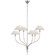 Griffin LED Chandelier in Polished Nickel and Parchment Leather (268|AL5002PNPARL)
